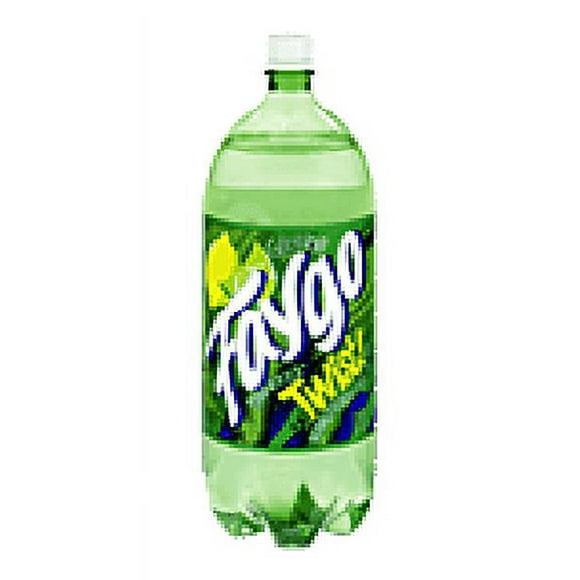 Faygo Twist Lemon Lime Flavored Soda, 2 L