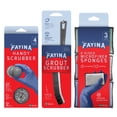 thumbnail image 1 of Fayina Kitchen & Bath Shine Bundle includes Handy Scrubber, Grout Scrubber & Microfiber Sponges, 1 of 20