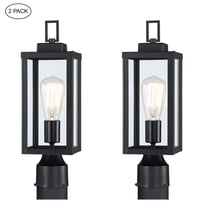 Progress Lighting Valera LED Outdoor Wall Lantern - 2-Light Matte White, Brushed Nickel, 9W Each