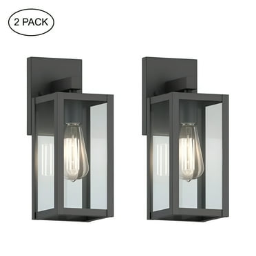 Faymart Lighting Matte Black Outdoor Lighting Wall Mount