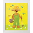 thumbnail image 1 of Fays, Lynda 20x24 White Modern Wood Framed Museum Art Print Titled - Le jardinier, 1 of 4