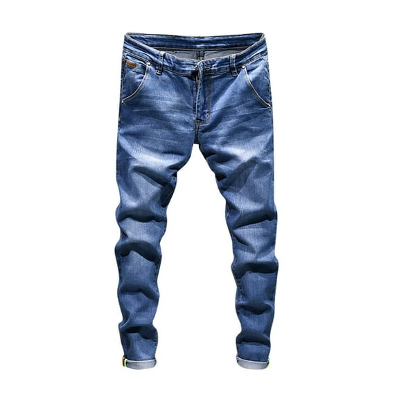 Fayshow0 Up to 50% off Mens Jeans Bootcut Men's Casual Vintage Wash Hip Hop Work Trousers Pants