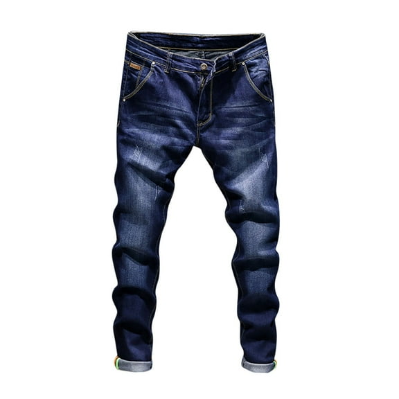 Fayshow0 Up to 50% off Mens Jeans Bootcut Men's Casual Vintage Wash Hip Hop Work Trousers Pants