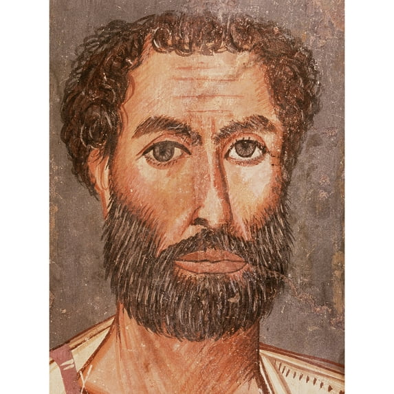 Fayum Portrait Of A Man Extra Large Art Print Wall Mural Poster Premium XL