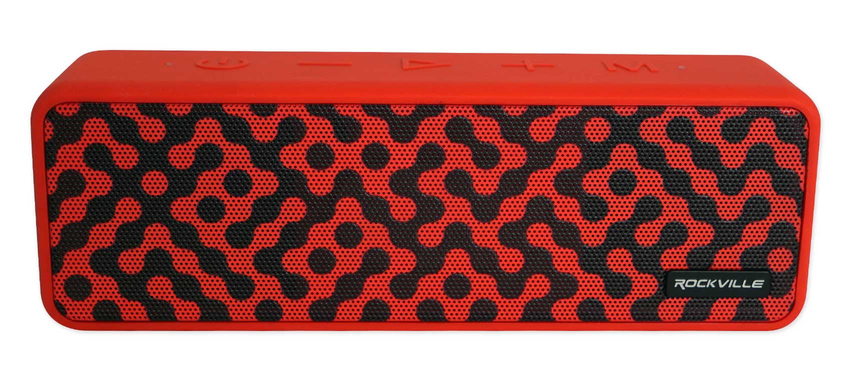 Rockville SONIC-50L Portable Bluetooth Speaker - 50W Stereo, Dual LED Light Rings, IPX5 Water-Resistant, 24-Hour Battery, TWS Pairing