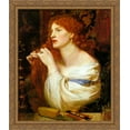 thumbnail image 1 of Fazio's Mistress 28x34 Large Gold Ornate Wood Framed Canvas Art by Dante Gabriel Rossetti, 1 of 2