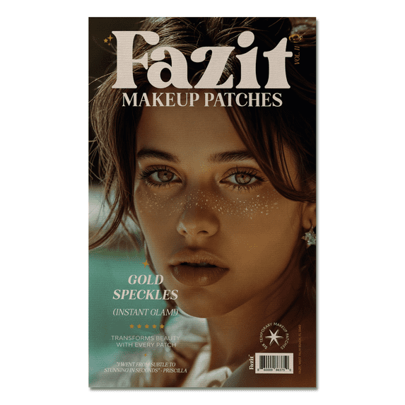 Fazit, Glitter Freckle Makeup Patches, 6 Count, Gold Speckles - Walmart.com