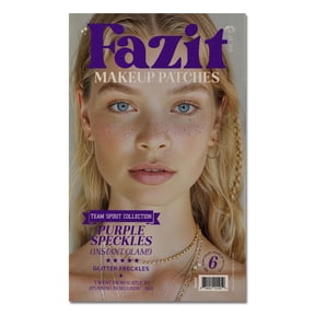 Fazit Glitter Freckle Makeup Patches, Purple Spirit Speckles, 6 Count