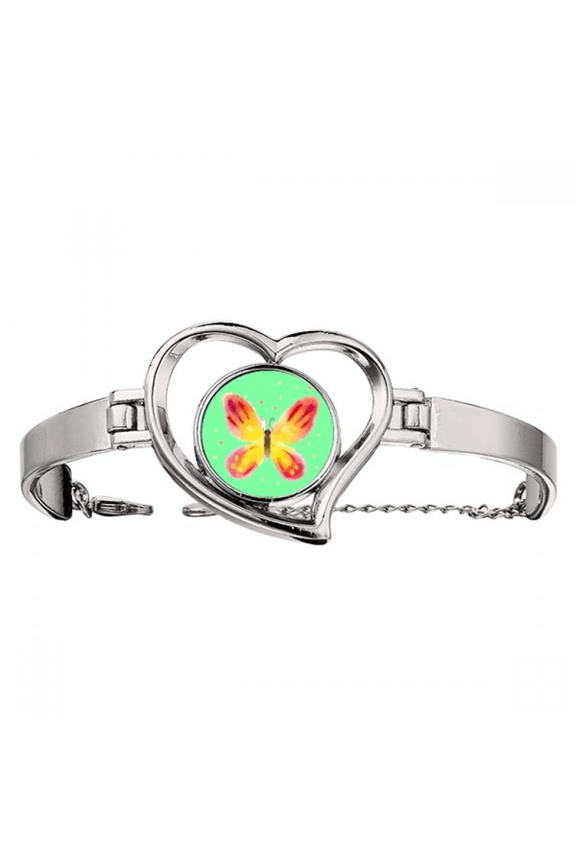 Fazzling Fairness Exquisite Bracelet Heart Jewelry Wire Bangle