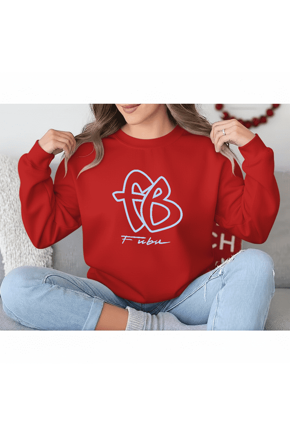 Fb Fubu Classic Retro Logo Inspired Comfortable Graphic Sweatshirt up to size 5XL