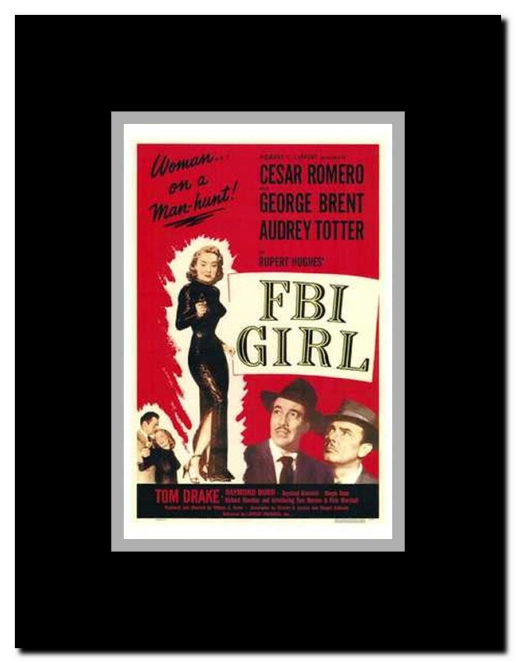 Fbi Girl Framed Movie Poster