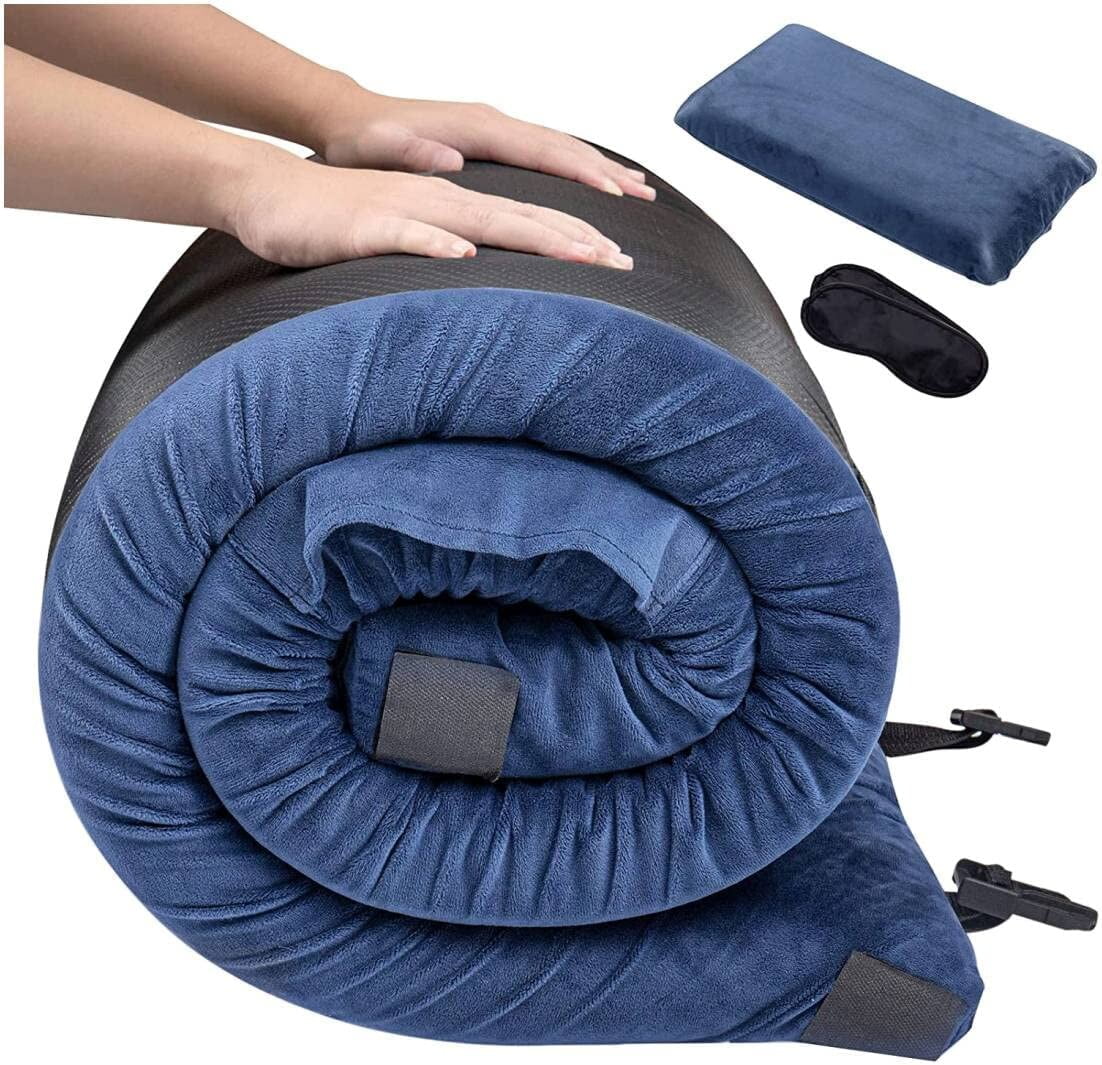 Fbsport Memory Foam Camping Mattress with Pillow,72x 24" x 2.4