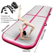 Fbsport Pink 3m/10ft Inflatable Air Track Tumbling Gymnastic Mat Floor Home Training W/ Pump