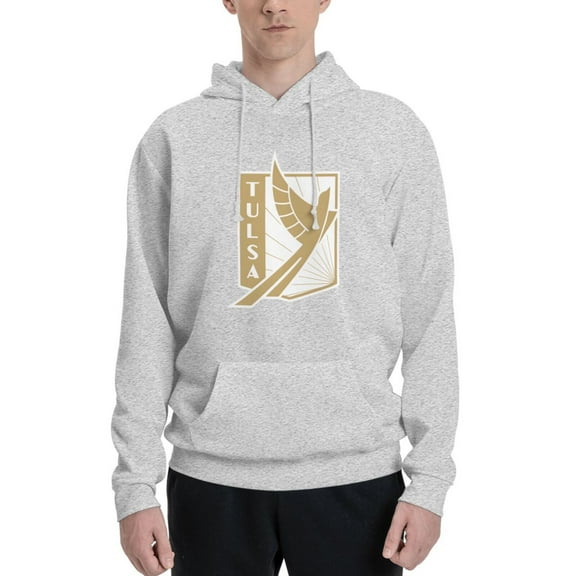 Fc Tulsa Men Fleece Hoodie Casual Pullover Sweatshirt With Kangaroo Pocket