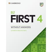 Fce Practice Tests B2 First 4 Students Book Without Answers Authentic Practice Tests, Paperback