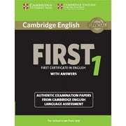 Fce Practice Tests Cambridge English First 1 for Revised Exam from 2015 Students Book with Answers Authentic Examination Papers from Camb, Paperback