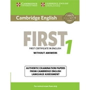 Fce Practice Tests Cambridge English First 1 for Revised Exam from 2015 Students Book Without Answers Authentic Examination Papers from C, Paperback