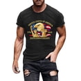thumbnail image 1 of FchengtaiS 250th Anniversary USA Shirts for Men American Flag T-Shirt 4th of July Shirt Short Sleeve Crewneck Pullover Tops 250 Years Birthday Patriotic Tops Black M, 1 of 5