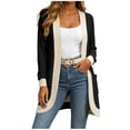 thumbnail image 1 of FchengtaiS Cardigan Sweaters for Women Long Sleeve Open Front Cardigans Lightweight Fall Fashion Outfits, 1 of 6