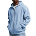 thumbnail image 1 of FchengtaiS Men's Waffle Knit Textured Hoodies Jacket Full Zip Up Long Sleeve Sweatshirts Casual Fall Winter Warm Coat with Pocket, 1 of 7