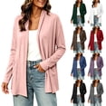 thumbnail image 1 of FchengtaiS Womens Lightweight Cardigans Long Sleeve Open Front Casual Cardigan with Pockets, 1 of 7