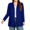 thumbnail image 1 of FchengtaiS Womens Long Sleeve Open Front Cardigan Spring Fall Casual Lightweight Cardigans, 1 of 7