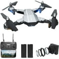 thumbnail image 1 of Fcoreey Drones with Camera 1080P HD FPV Live Video, RC Wifi Quadcopter with Gravity Sensor Mode Headless Mode, 3D Flips, Gesture Control One Key Function Includes Carrying Bag, 1 of 7