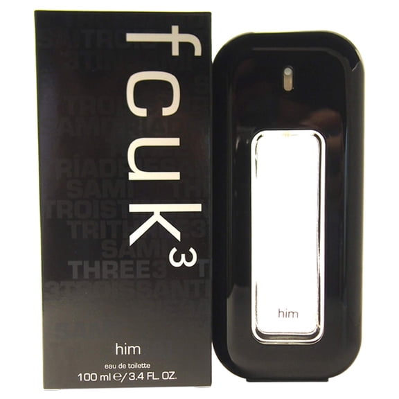 Fcuk 3 by French Connection Eau De Toilette Spray 3.4 oz for Men