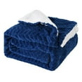 thumbnail image 1 of Fczihg Super Soft Plush Sherpa Wool Bed Blanket, Queen Size - Double Sided, 1 of 5
