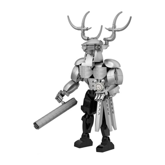 Fddxhl Italian Brainrot Cool Fusion Form Building Blocks, AI Brainrot Animal Action Figures Building Blocks Toys, Fun Puzzle Assembly Building Block Toy Set, Italian Brainrot Toys for Kids,Form -11