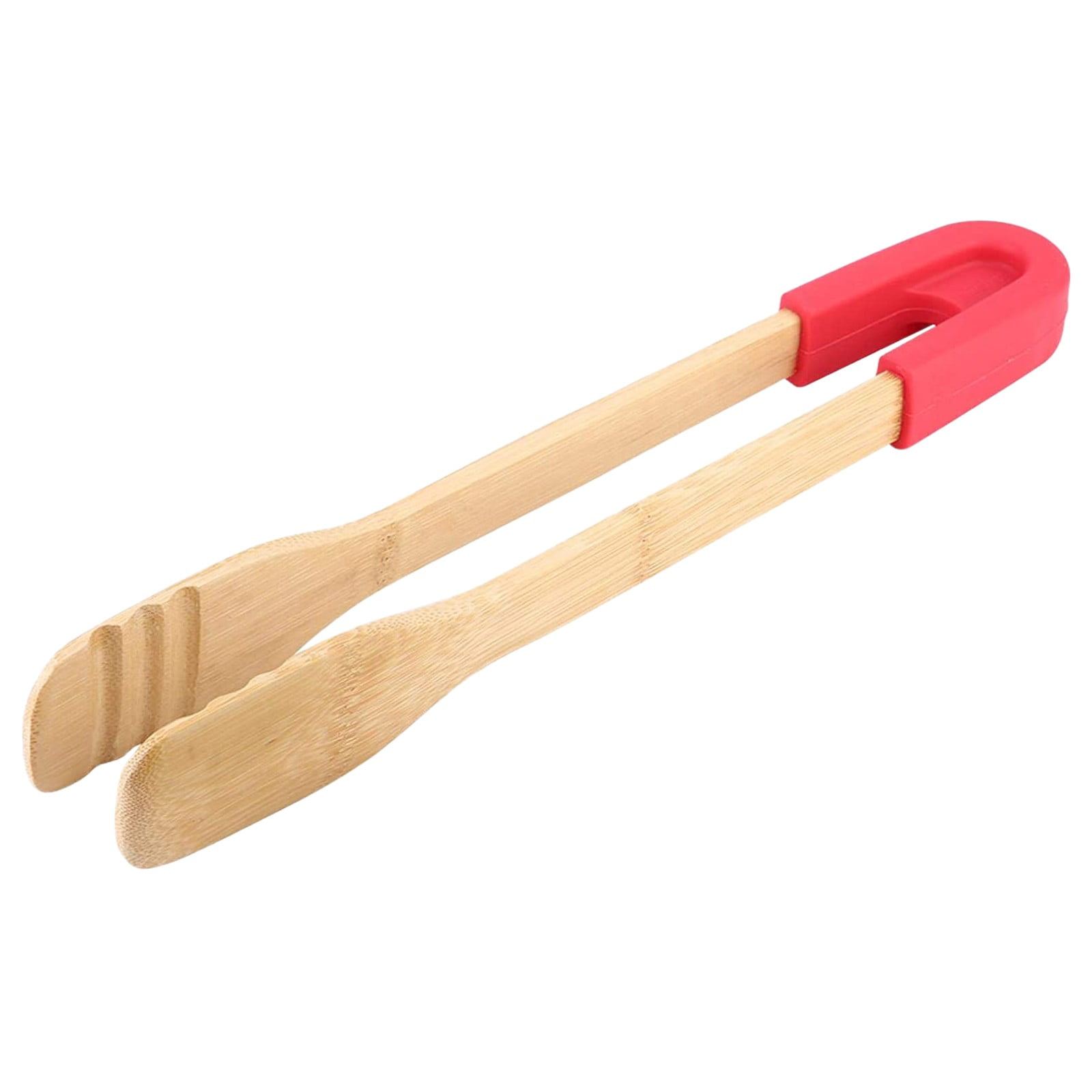 Fdelink 1 Wooden Clip, Bamboo Food Clips Bread Barbecue Clips Buffet Clips Silicone Food Clips Baking Tools, Clearance!