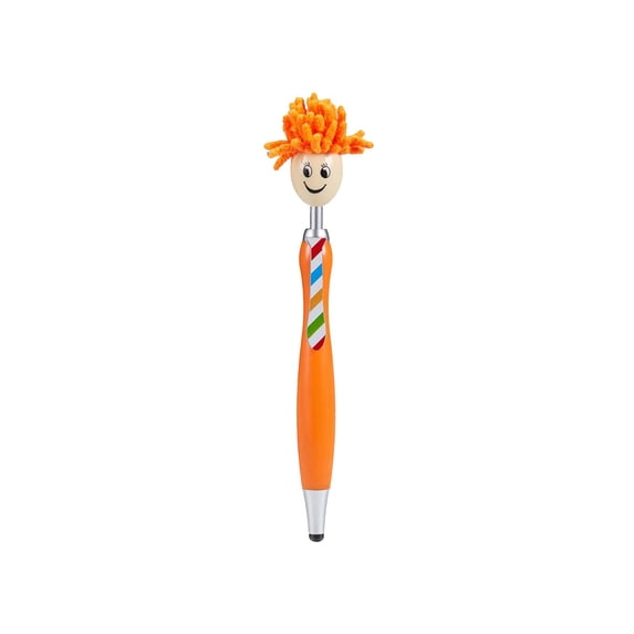 Fdelink 5 Fun Pens with Furry Head Doll Pen E,5 Fun Pens Fluffy Doll Pen Screen Touchs Replaceable Ball Pen 1Ml,1Pc Pen