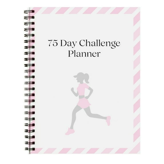 Fdelink 75 Day Challenge Planner,75 Day Journal & Challenge Planner: Daily for Your Diet Plans & with Daily Checklists and Prompts for Beginners,1*Notepad
