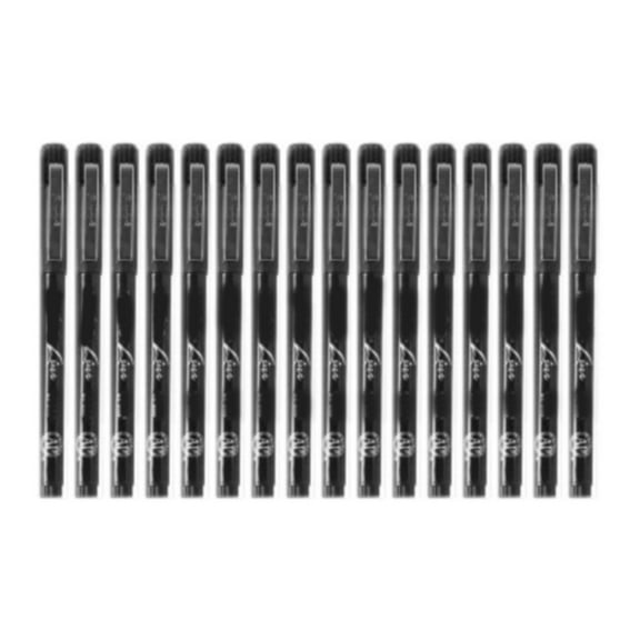 Fdelink 8 Calligraphy Brush Pen,Black Marker,8/12Pcs Calligraphy Pens Brush Marker Art Drawing Pen Set Writing Black Needle Pen Comic Design Border Art Hook Pen Hand Drawn Sketching Pen 8/12Ml