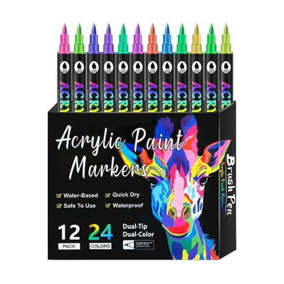 Fdelink Acrylic Marker Painting Stationery Set A,1×Acrylic Marker Painting Stationery Set