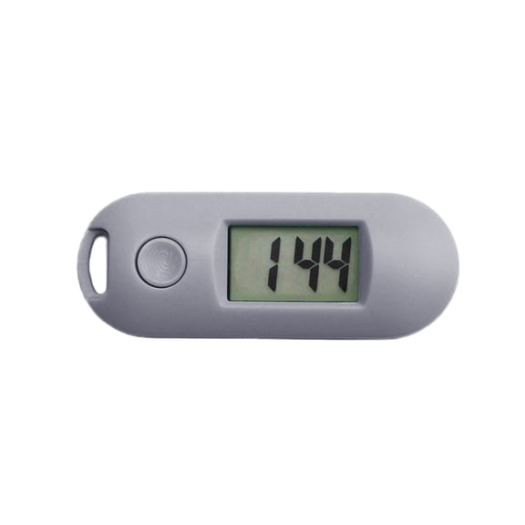 Fdelink Alarm Clock Mute Luminous Mini Portable Digital Electronic Clock Student Exam Study Pocket Watch Grey
