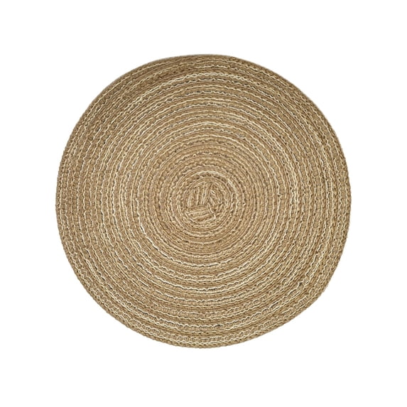 Fdelink Antiskid Heat Insulation Mats Nnitting Circle Table Placemat Dinner Kitchen Pad, Placemats for Kitchen, Table Placemat