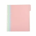 thumbnail image 1 of Fdelink B5 Loose-Leaf Refill 4 Colors Pp Plastic Macaron A4 Divider,Dividers with Tabs 4 Tab Dividers Pack Of 1 Sets 4 Dividers Dividers with Write On Tabs for School Home,1X4 Color Loose-Leaf Book, 1 of 9