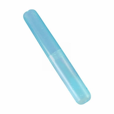 Fdelink Bathroom Appliances Toothbrush Case Holders Travel Cover New Tube Plastic Box Multicolor Set Bathroom Products Blue