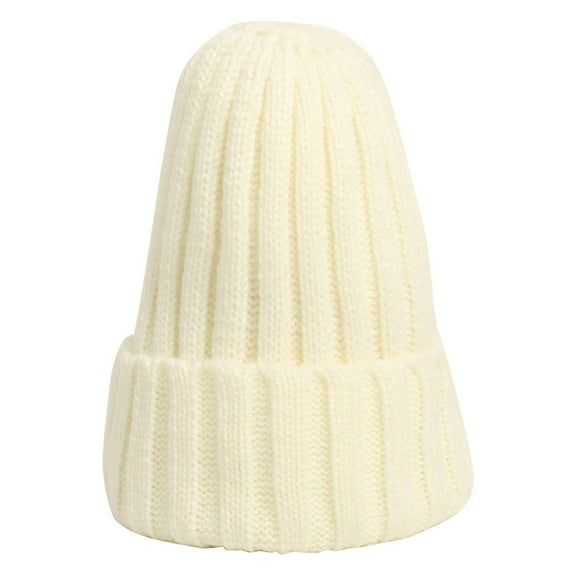 Fdelink Beanie Hat Winter Hats Winter Hats for Men Women Soft Warm Knit Hat Ski Stocking Cuffed Cap Beige