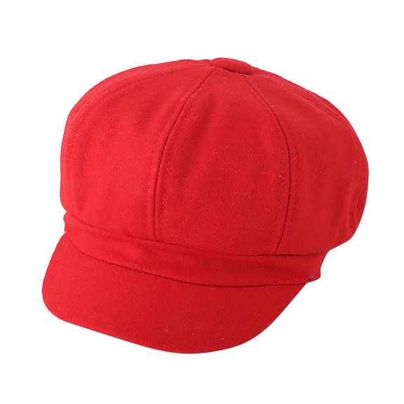 Fdelink Beret Hat Winter Hats Fashion Children Pure Color Flush Thickening Protectors Keep Warm Beret Cap Hat Red