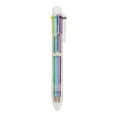 thumbnail image 1 of Fdelink Bullet Ballpoint Pen,0.5Mm Multi Color Pen,Bullet Type 0.5 Transparent Multicolor Ballpoint Pen Pressing 6 Color Pen(30Ml),Press Pen,1X Oil Pen Ballpoint Pen 6 Colors, 1 of 9