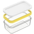 thumbnail image 1 of Fdelink Butter Slicer Cutter Stainless Butter Cutter Slicer Stick Butter Cutter Container for Fridge Easy Cutting Two 4Oz Sticks Butter, Food Storage, Storage Rack, 1 of 8