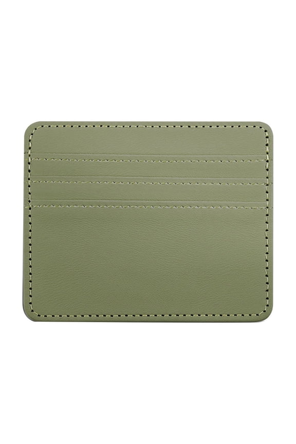 Card Holder Card Storage Bag Green,Credit Card Holder Slim Minimalist Front Id Small Compact Leather ,Card Holder*1