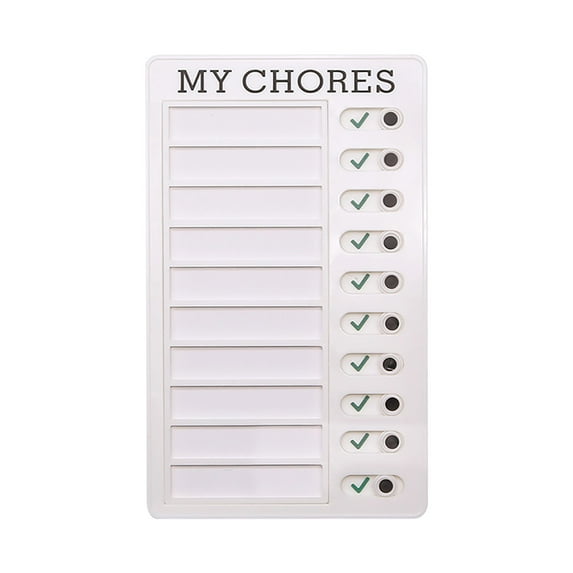 Fdelink Checklist Notebook,A Organizer,Chore Chart for Adults Boards To Do List Rv Checklist Board Portable Chores Chart for Multiple Kids Detachable Plastic Diy Message