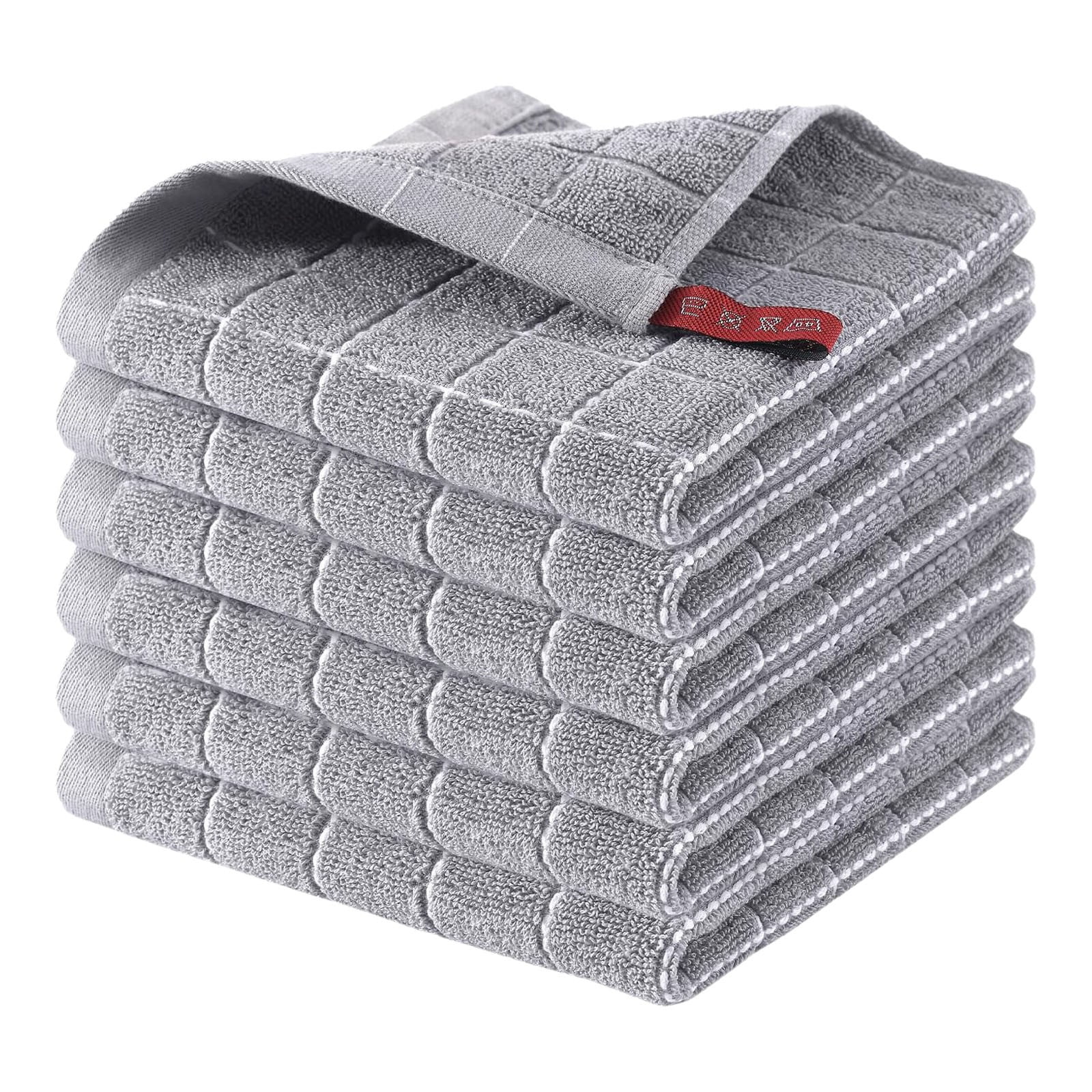 Fdelink Clean Kitchen Fast Absorbent Microfiber Thick Towel Rags and ...