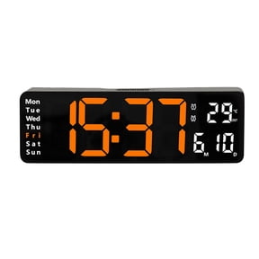 Fdelink Clock Large Led Digital Wall Clock Temperature Date Day Display Usb Remote Control a Clock