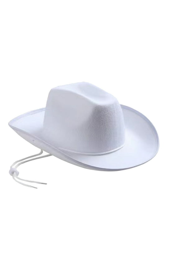 Cowboy hats Sun UV Protection Hat White Cowboy Hat Western Cowboy Hat White Wraparound Hat White