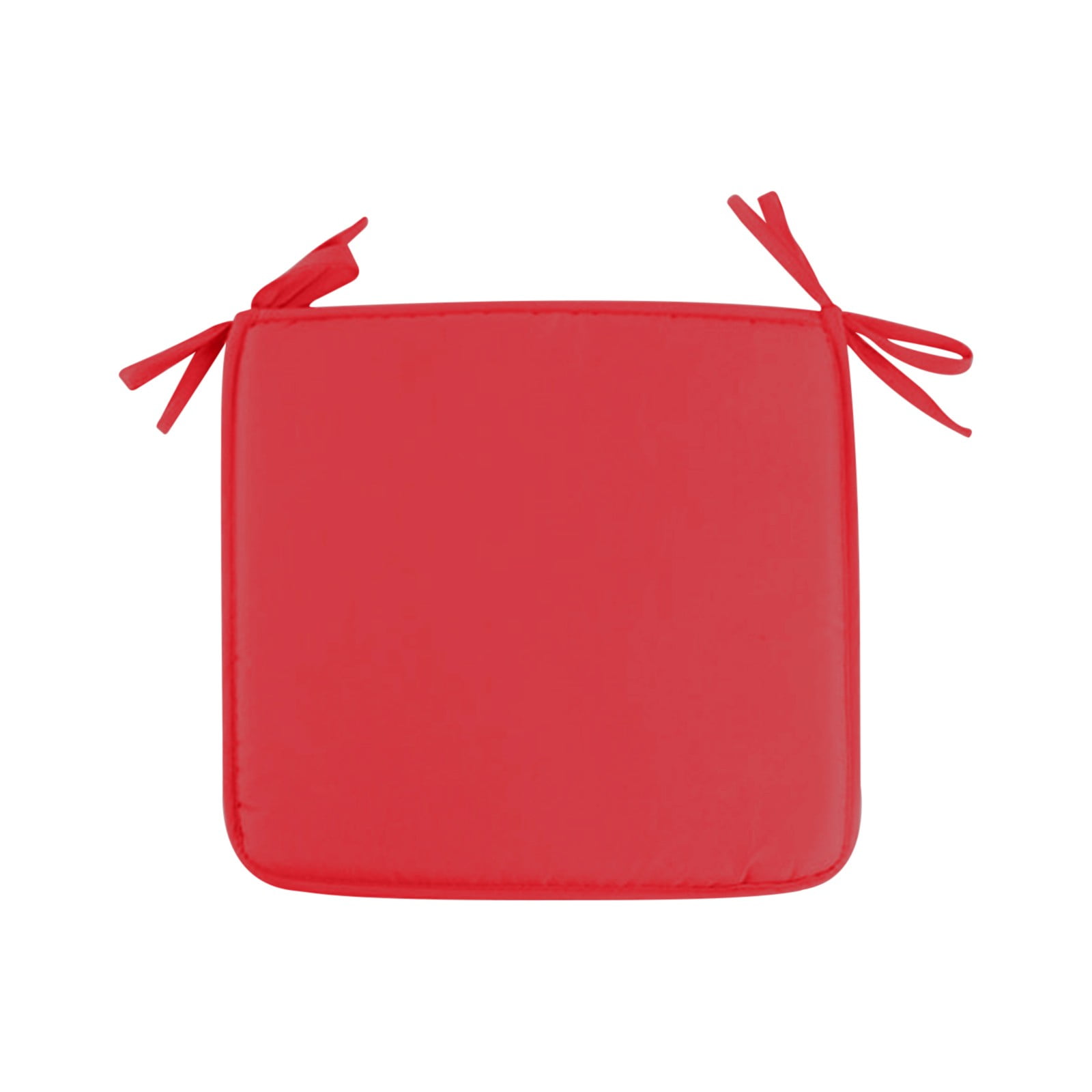 Fdelink Cushion Square Strap Garden Chair Pads Seat Cushion for Outdoor Bistros Stool Patio Dining Room Red