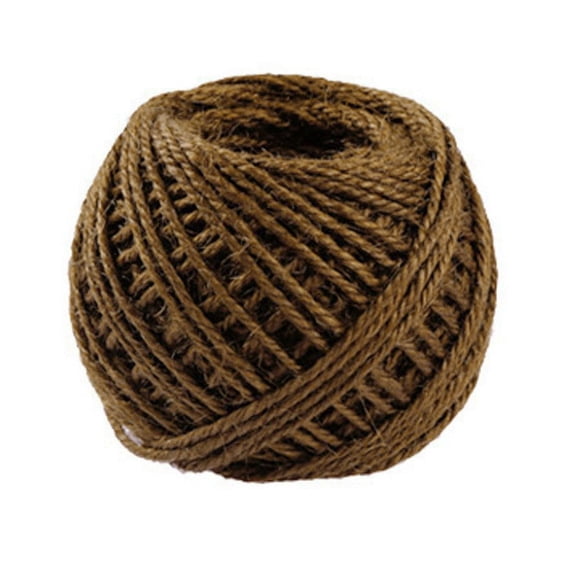 Fdelink Diy Knitting Clearance 40M Natural Brown Jute Hemp Rope Twine String Cord Shank Craft String DIY Making